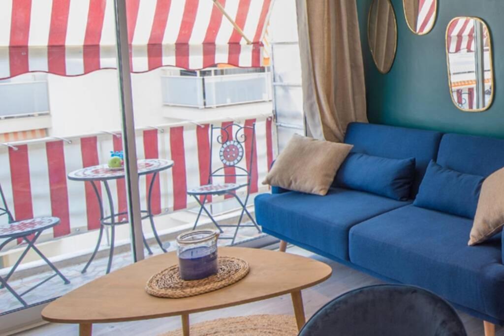 4 Couchages Climatise Direct Plage Wifi Parking Antibes Esterno foto
