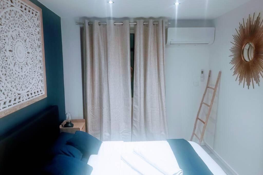 4 Couchages Climatise Direct Plage Wifi Parking Antibes Esterno foto